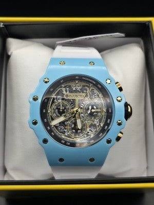 Invicta Racing Vaulthan 69652 Men’s 44mm Skeleton Dial White Watch - Image 1