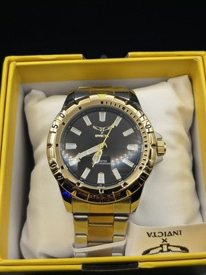 Invicta Specialty 69037 Men’s 42mm Gold Tone Black Dial Watch New - Image 1