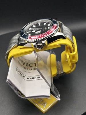 Invicta Pro Diver Curve 47176 Men’s 43mm Pepsi Bezel Mesh Bracelet Watch - Image 3