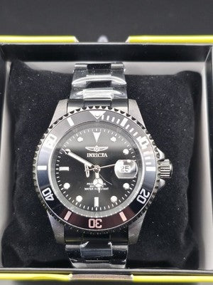 Invicta Pro Diver Novalix Men's Black Dial Wristwatch Black Metal Band 50570 - Image 1