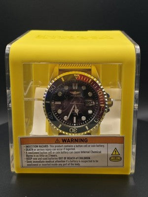 Invicta Pro Diver Curve 47176 Men’s 43mm Pepsi Bezel Mesh Bracelet Watch - Image 2