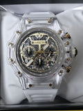 Invicta Racing Vaulthan 69689 Men’s Watch 44mm White Gold Skeleton Dial RARE - Image 1