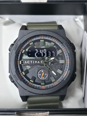 Invicta Activa ACW2355-001 Men’s Digital Army Green Watch New - Image 1