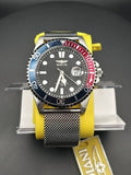 Invicta Pro Diver Curve 47176 Men’s 43mm Pepsi Bezel Mesh Bracelet Watch - Image 1