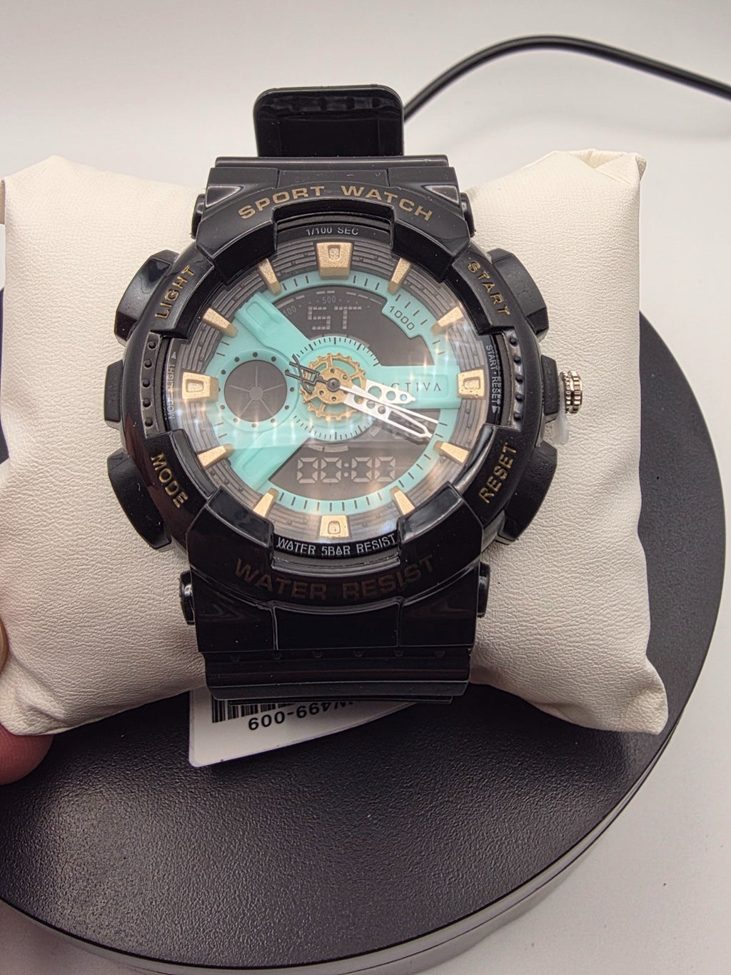 Activa Pixel X Invicta Digital Men's Uni Sports Watch - 50mm Teal/Blk ACW499-009 - Image 1
