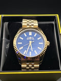 Invicta Specialty Oxford 47490 Men’s 43mm Gold Tone Blue Dial Watch - Image 1