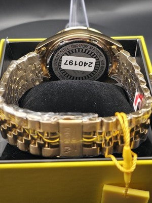 Invicta Specialty Oxford 47490 Men’s 43mm Gold Tone Blue Dial Watch - Image 2