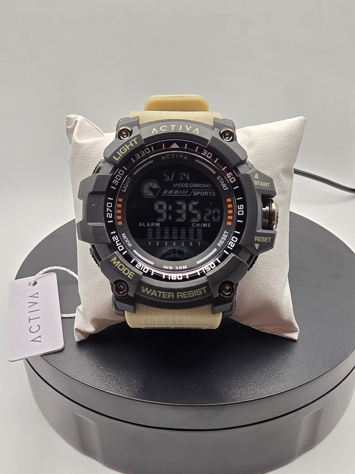Activa X Invicta Digital Men's Watch - 56mm, Beige (ACW8020-002) - NIB - Image 1