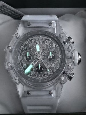 Invicta Racing Vaulthan 69680 – 44mm White Skeleton Dial – RARE / Hard to Find - Image 3